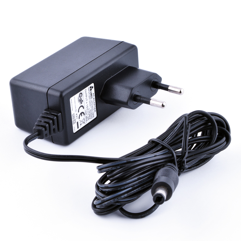 Блок живлення з вилкою 18W 15V, роз'єм:2.1x5.5мм, UP0181C-15PE Блок живлення з вилкою 18W 15V, роз'єм:2.1x5.5мм, UP0181C-15PE