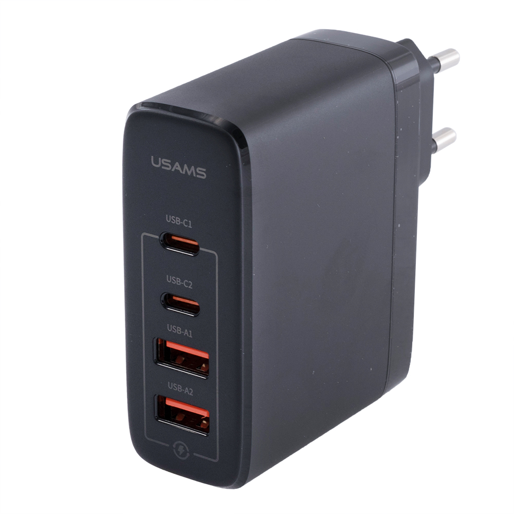 Зарядний пристрій US-CC145 T44 100W 4 Ports GaN Fast 2A+2C Charger (USAMS)