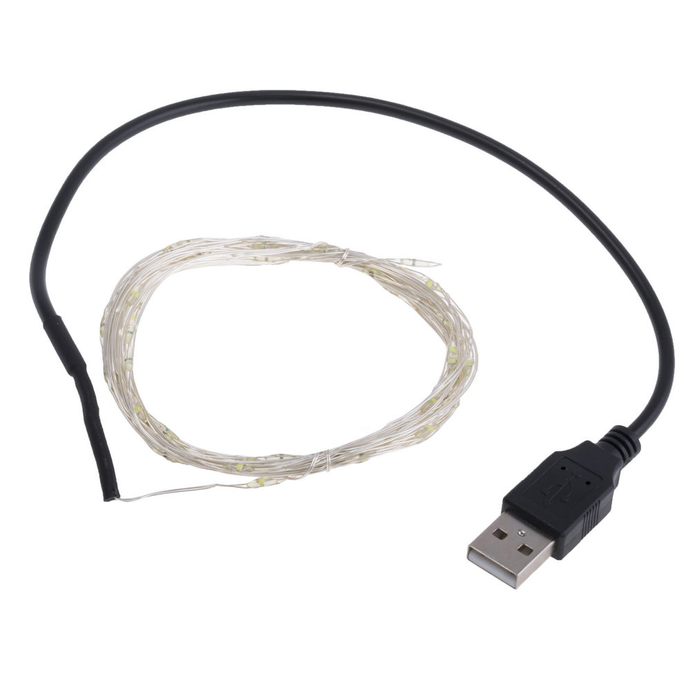 Світлодіодна гірлянда USB 5m 50led, біла Світлодіодна гірлянда USB 5m 50led, біла