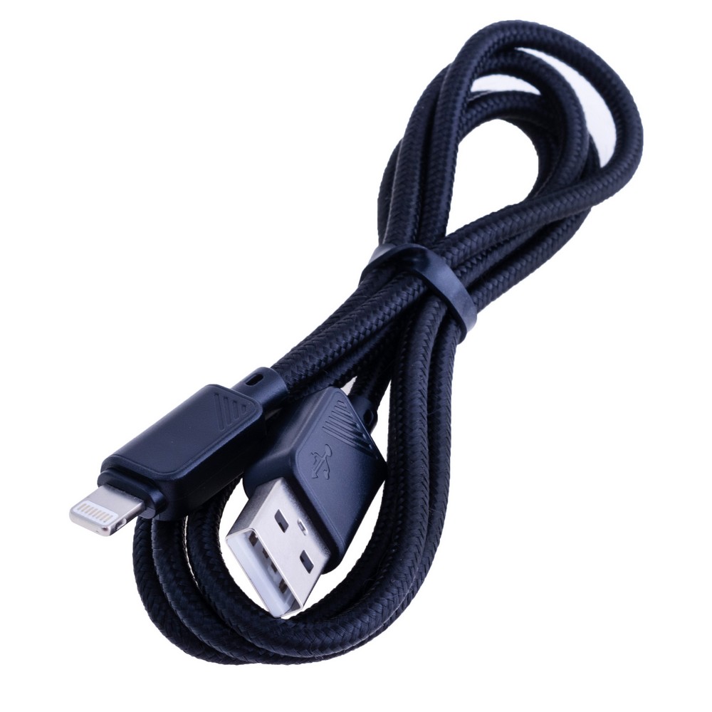 Провід USB-A->Lightning, 1метр, чорний X113 Hoco