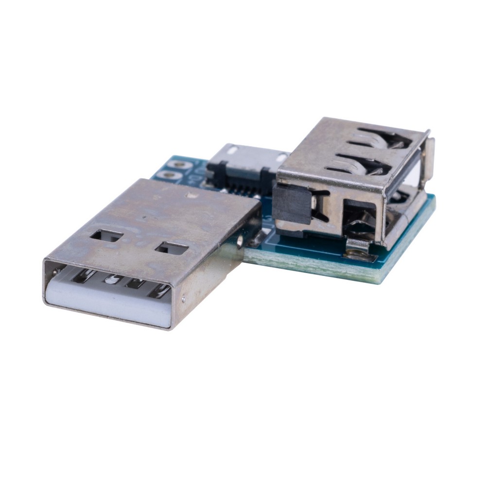 Перехідник-модуль USB-A male/ USB-A female/ microUSB/PCB-4pin