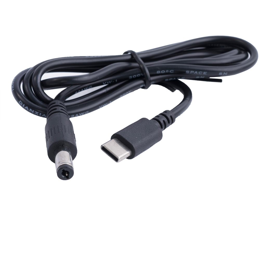 Кабель перетворювач USB-C PD в 5.5x2.1mm 9VDC 1m