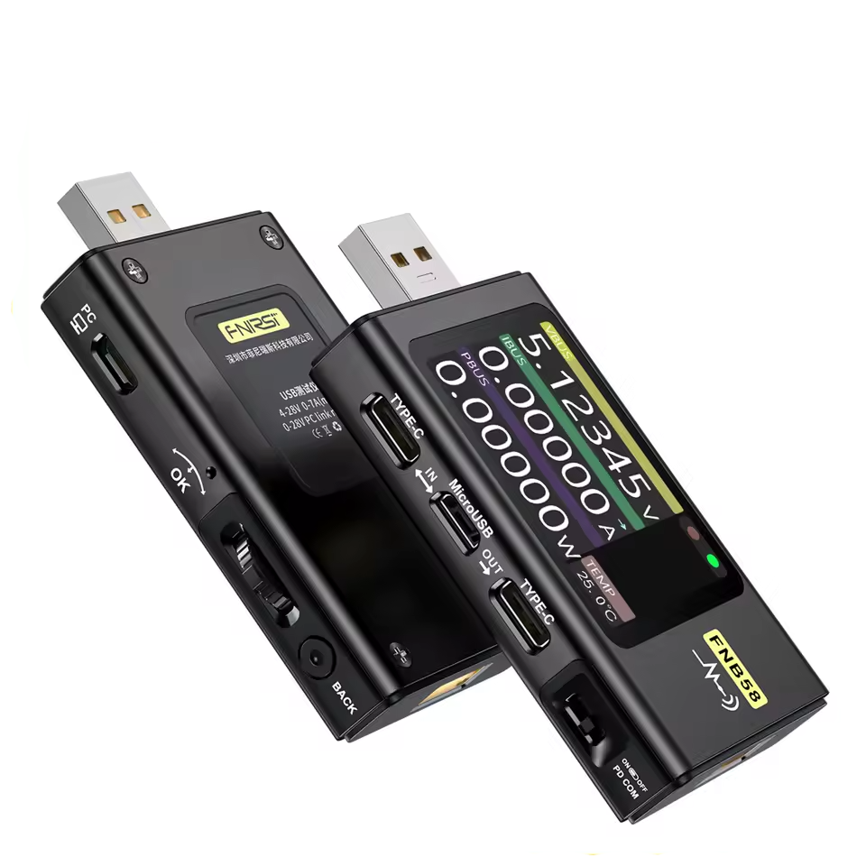 USB-тестер для зарядних пристроїв FNB58 (без Bluetooth)