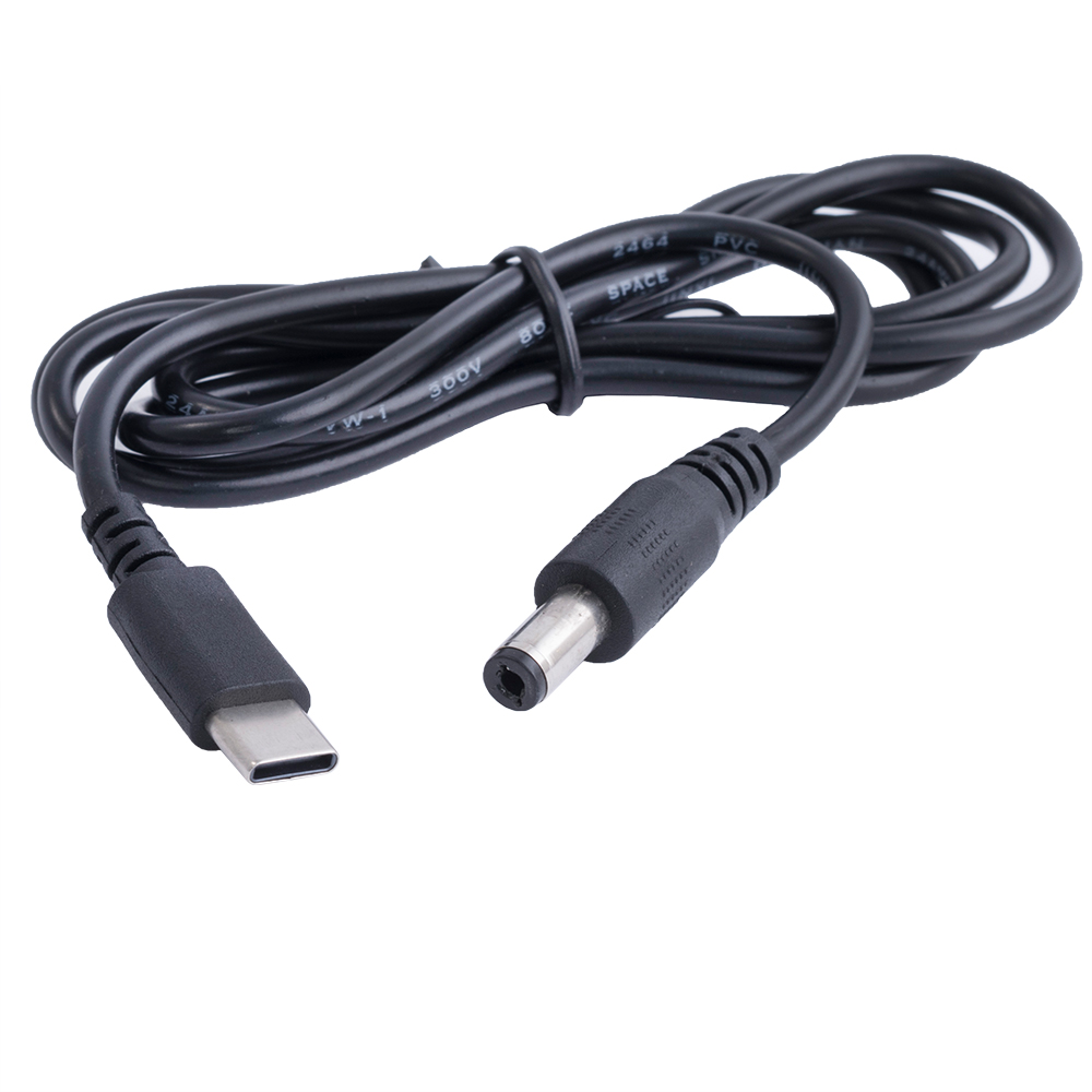 Кабель перетворювач USB-C PD в 5.5x2.1mm 15VDC