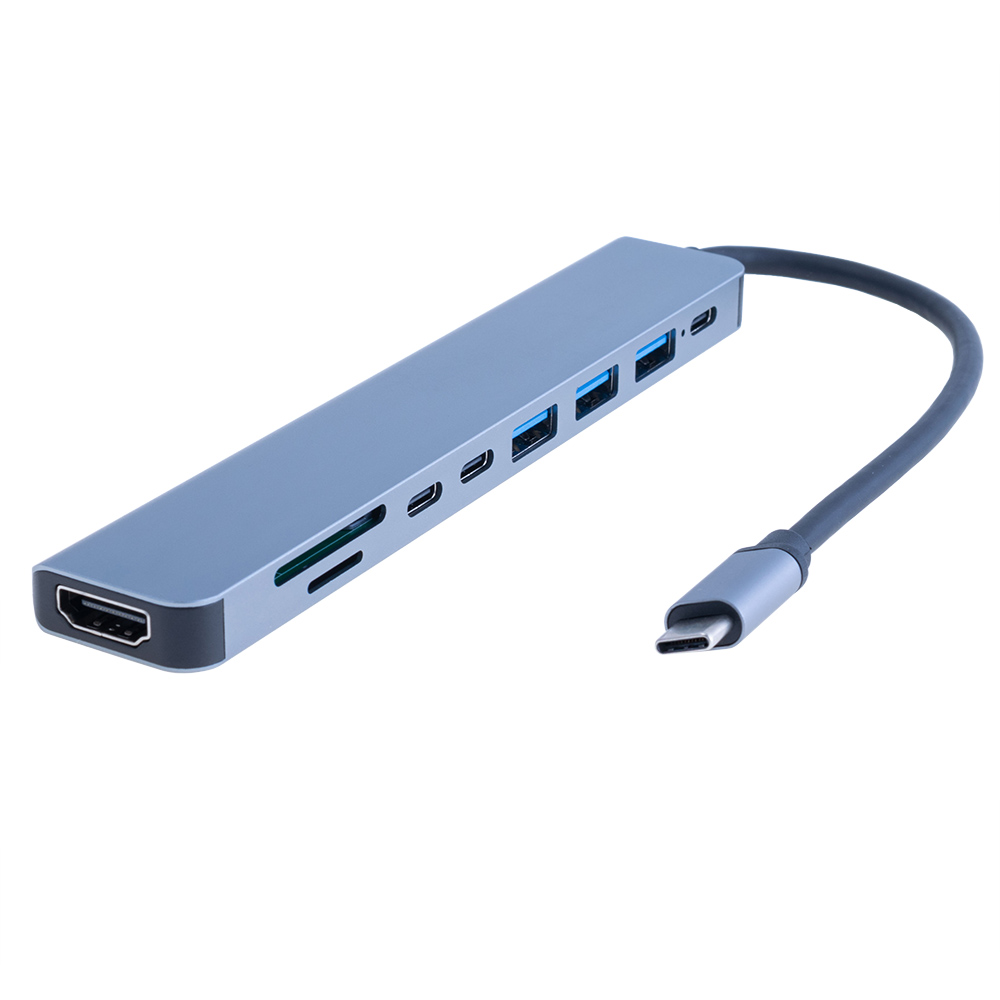 Концентратор USB 3.0, type-С HUB 9в1