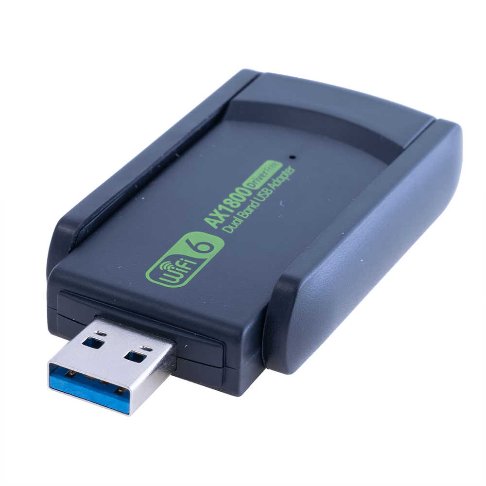 USB3.0 WiFi6 2.4/5GHz RTL8832AU 1800Mbps (802.11ax/ac/a/b/g/n) для Win10/Win11