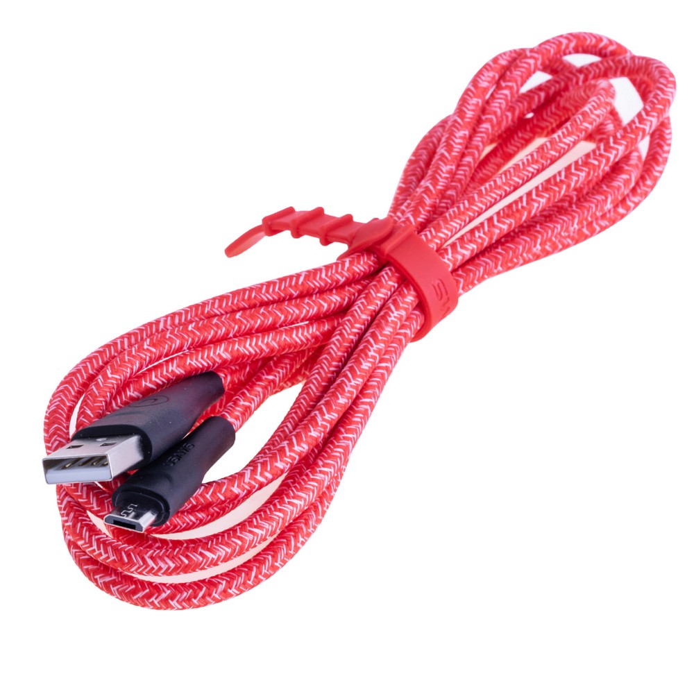 Кабель USB A plug - USB micro plug довжина 2m, червоний 2A Usams (US-SJ396)