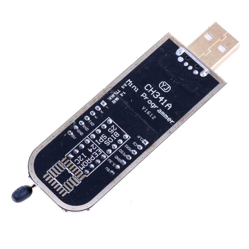 Багатофункціональний USB-програматор CH341A + кліпса для програмування SO-8 внутрішньоплатно