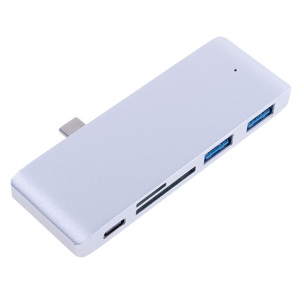 USB type-С  HUB/ картридер 5 портів, для ноутбука