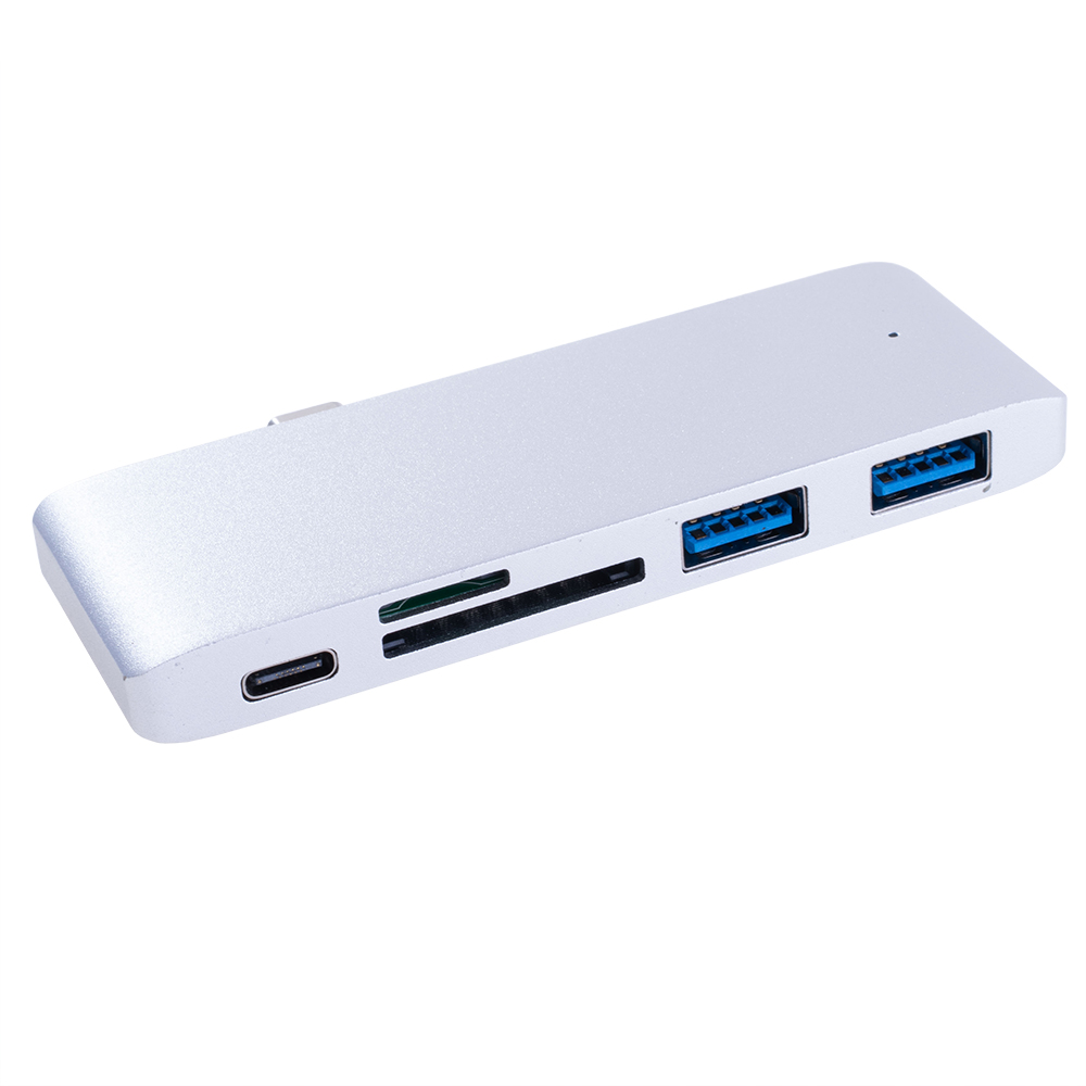 USB type-С  HUB/ картридер 5 портів, для ноутбука