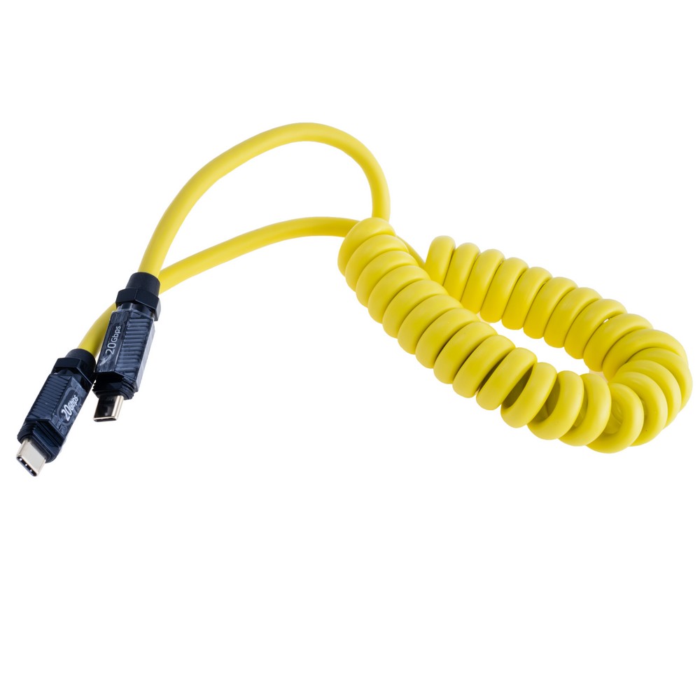 Провід USB type-C, спіральний PD140W 1,8м Провід USB type-C, спіральний PD140W 1,8м