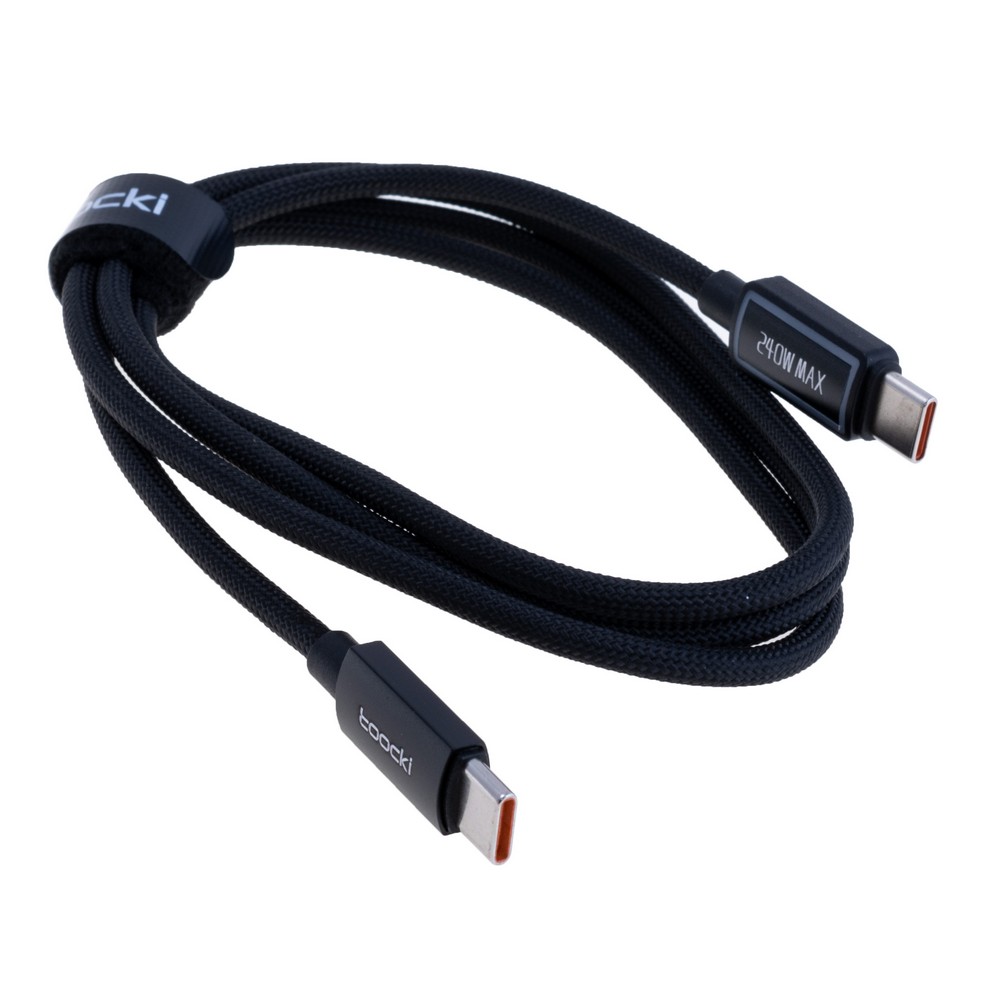 Провід USB type-C / USB type-C 240W, чорний, 1 метр, 40100020