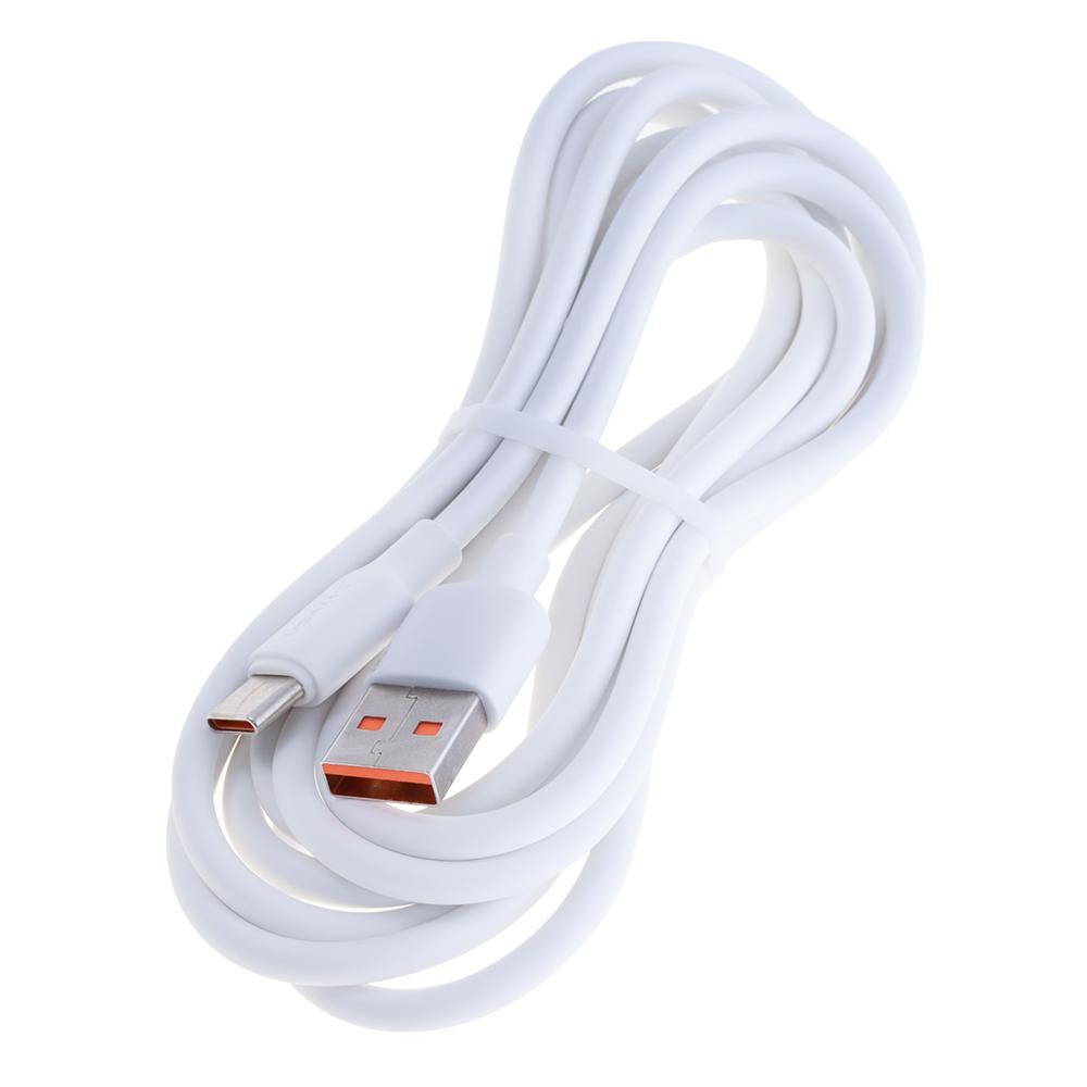 Кабель USB Type-C 3A 2m, білий (SJ602USB01 – USAMS)