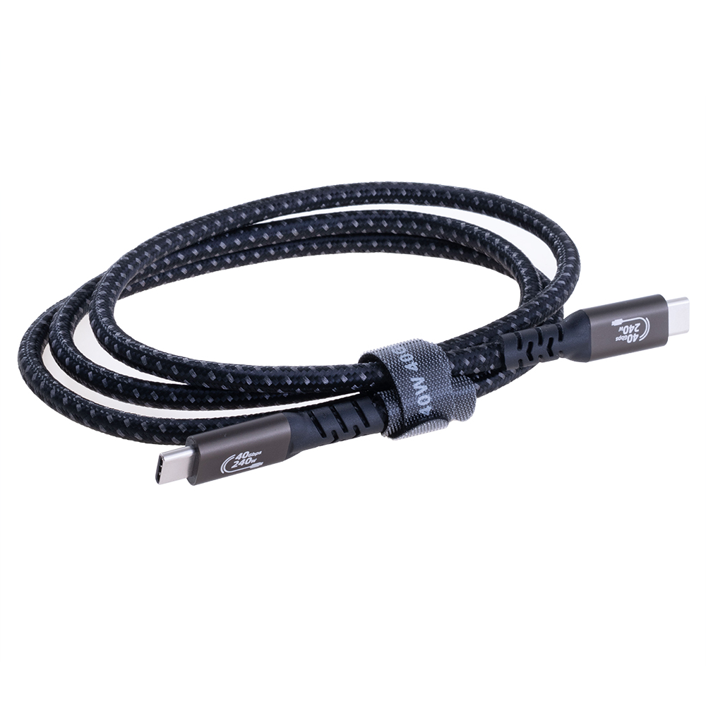 Кабель USB type-C 4.0 240W PD 1 метр Кабель USB type-C 4.0 240W PD 1 метр