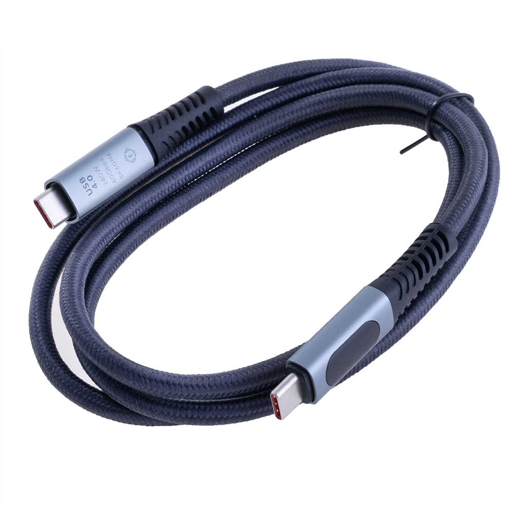 Кабель USB type-C 4.0 240W PD 1 метр Кабель USB type-C 4.0 240W PD 1 метр