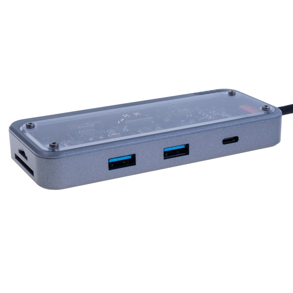Док-станція USB Type-C 8-в-1 з HDMI, RJ45, USB 3.0, USB 2.0, PD, SD/TF