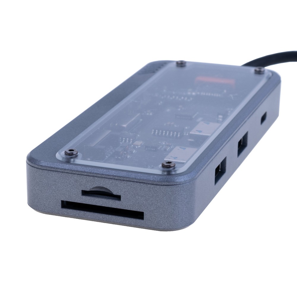 Док-станція USB Type-C 8-в-1 з HDMI, RJ45, USB 3.0, USB 2.0, PD, SD/TF