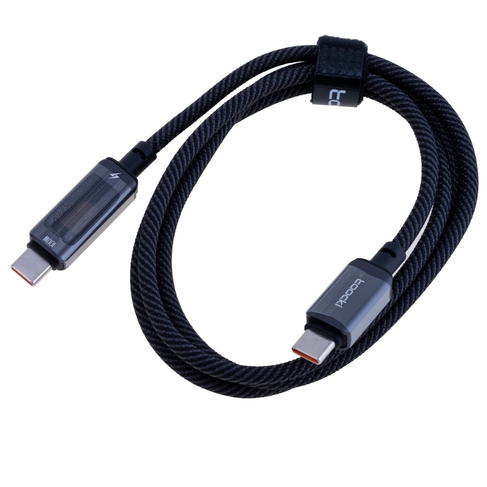 Провід USB type-C / USB type-C 100W, чорний, 1 метр, 40100028