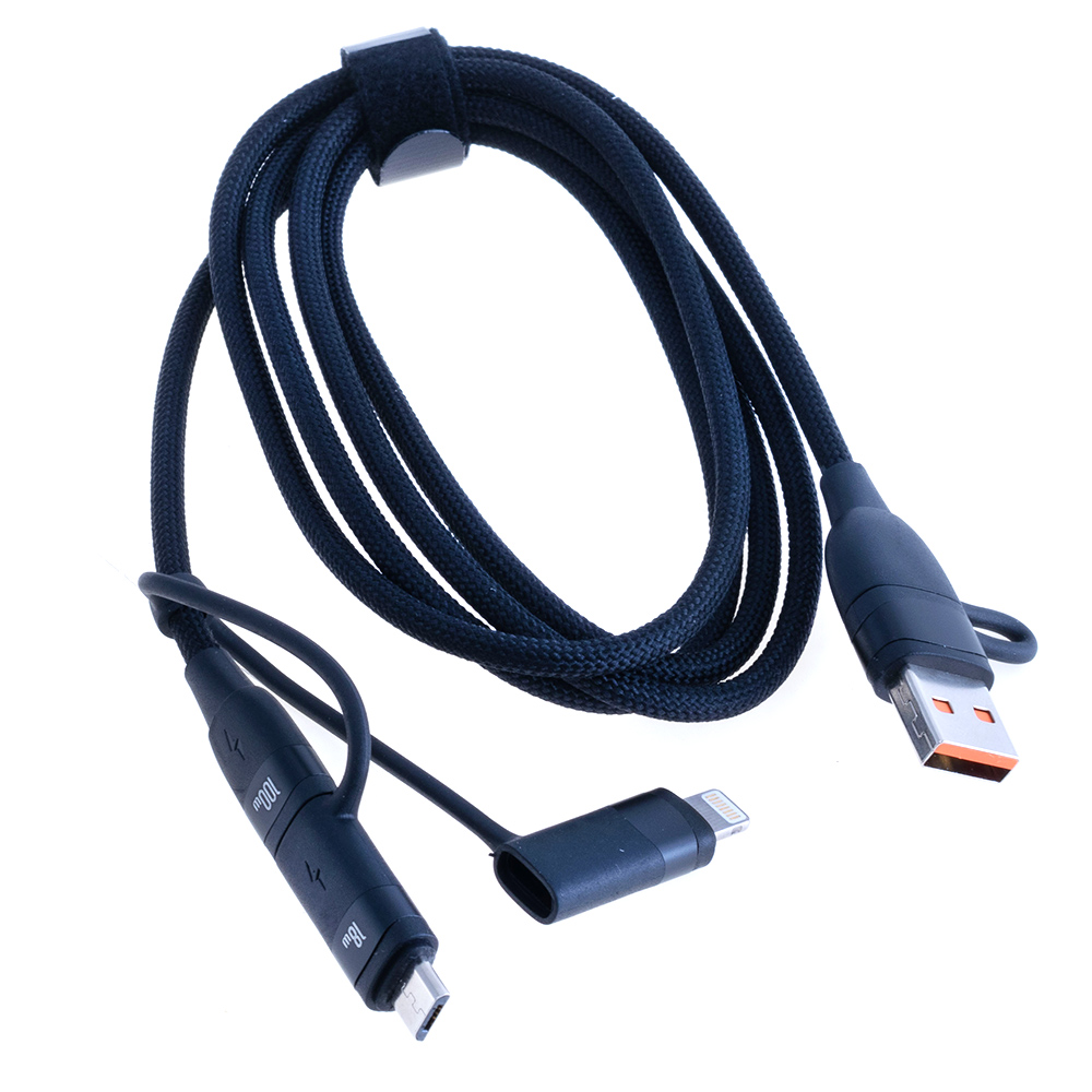Кабель USB US-SJ645 U85 PD100W 1.2м (USAMS) чорний