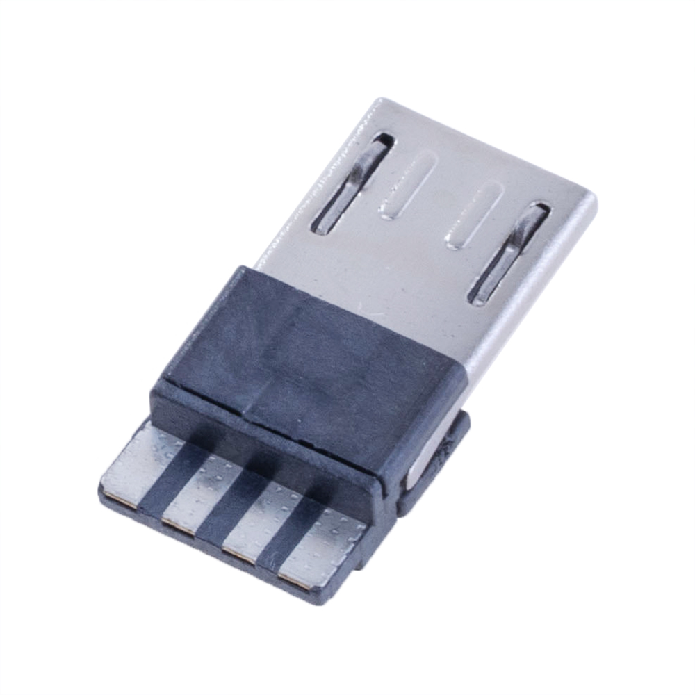 Micro USB вилка, 4-контакта, SMD-монтаж (KLS1-235-1 - KLS)