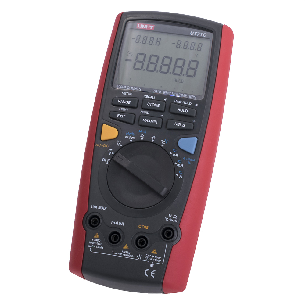 UT71C (UNI-T) Middle Size Intelligent Digital Multimeter прим'ята картонна коробка