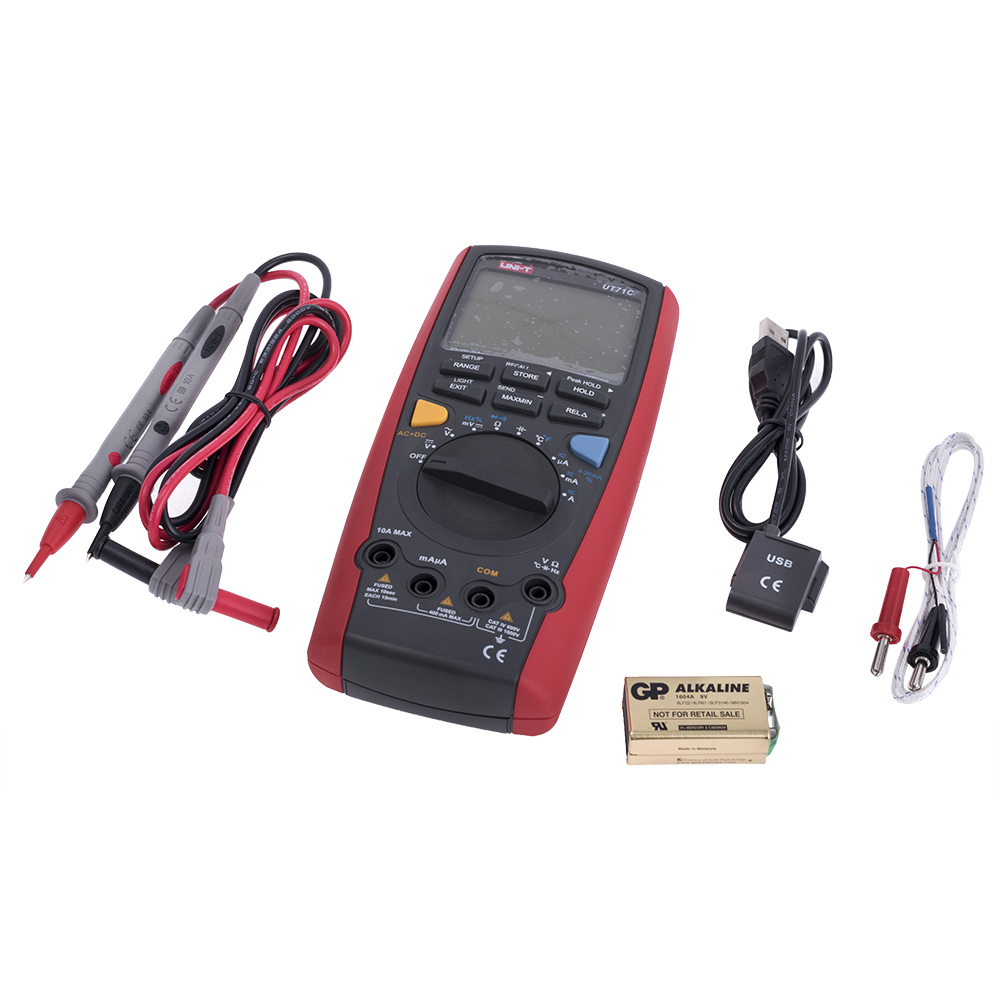 UT71C (UNI-T) Middle Size Intelligent Digital Multimeter прим'ята картонна коробка