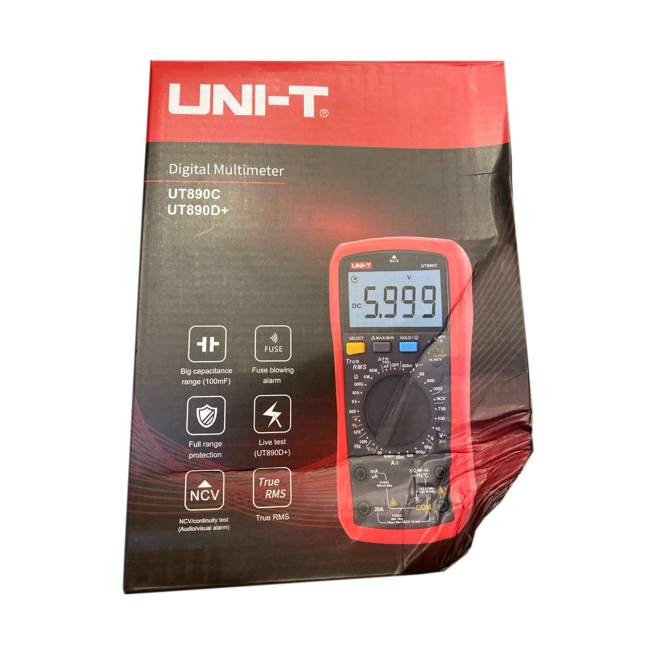 UT890C (UNI-T) Digital Multimeter Уцінка: пошкоджена упаковка UT890C (UNI-T) Digital Multimeter Уцінка: пошкоджена упаковка