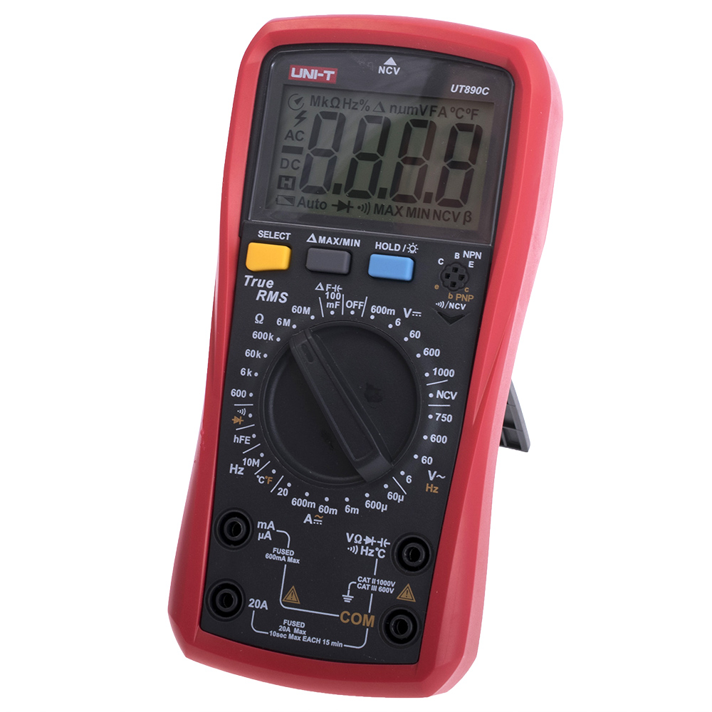 UT890C (UNI-T) Digital Multimeter прим'ята картонна коробка