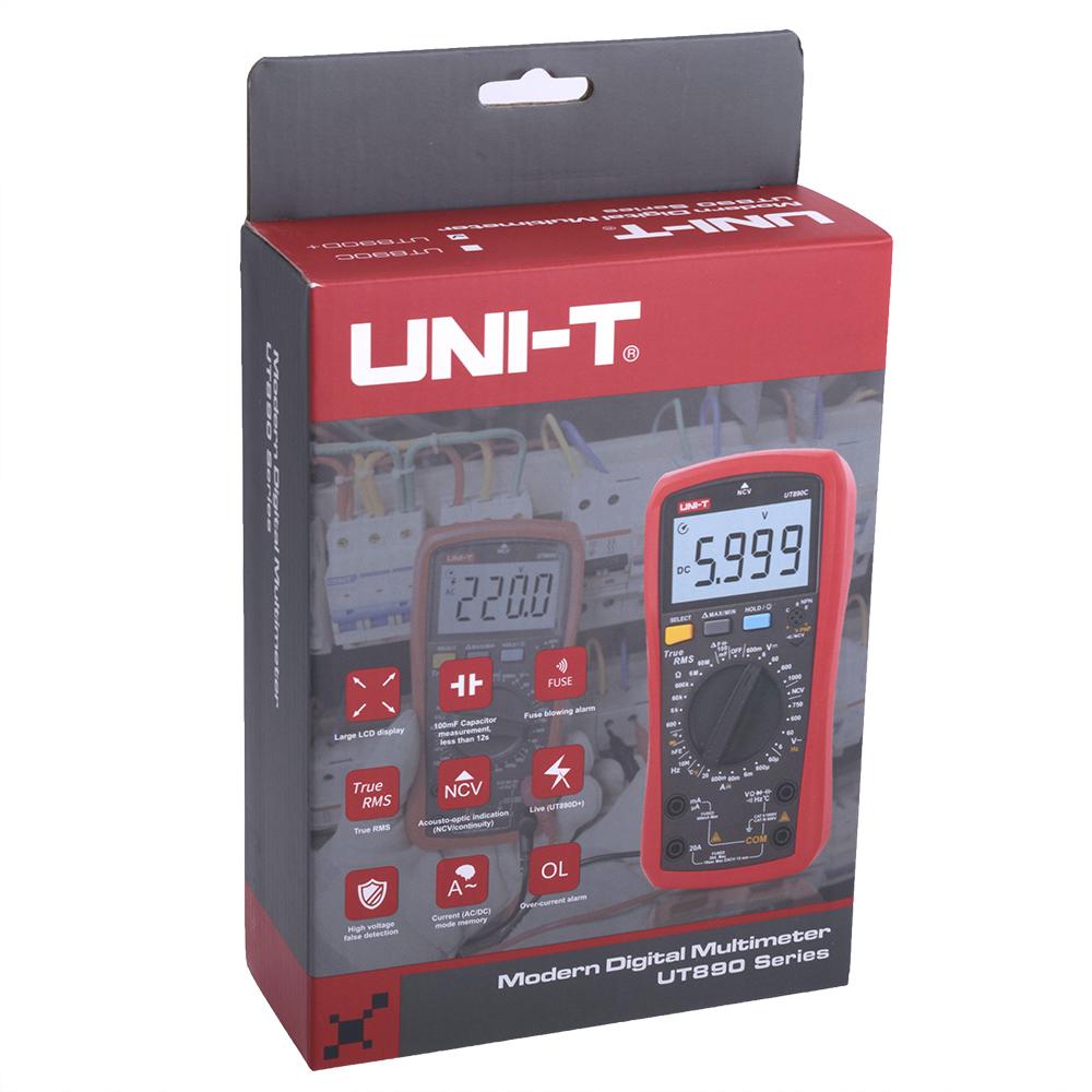 UT890D + (UNI-T) (Мультиметр)