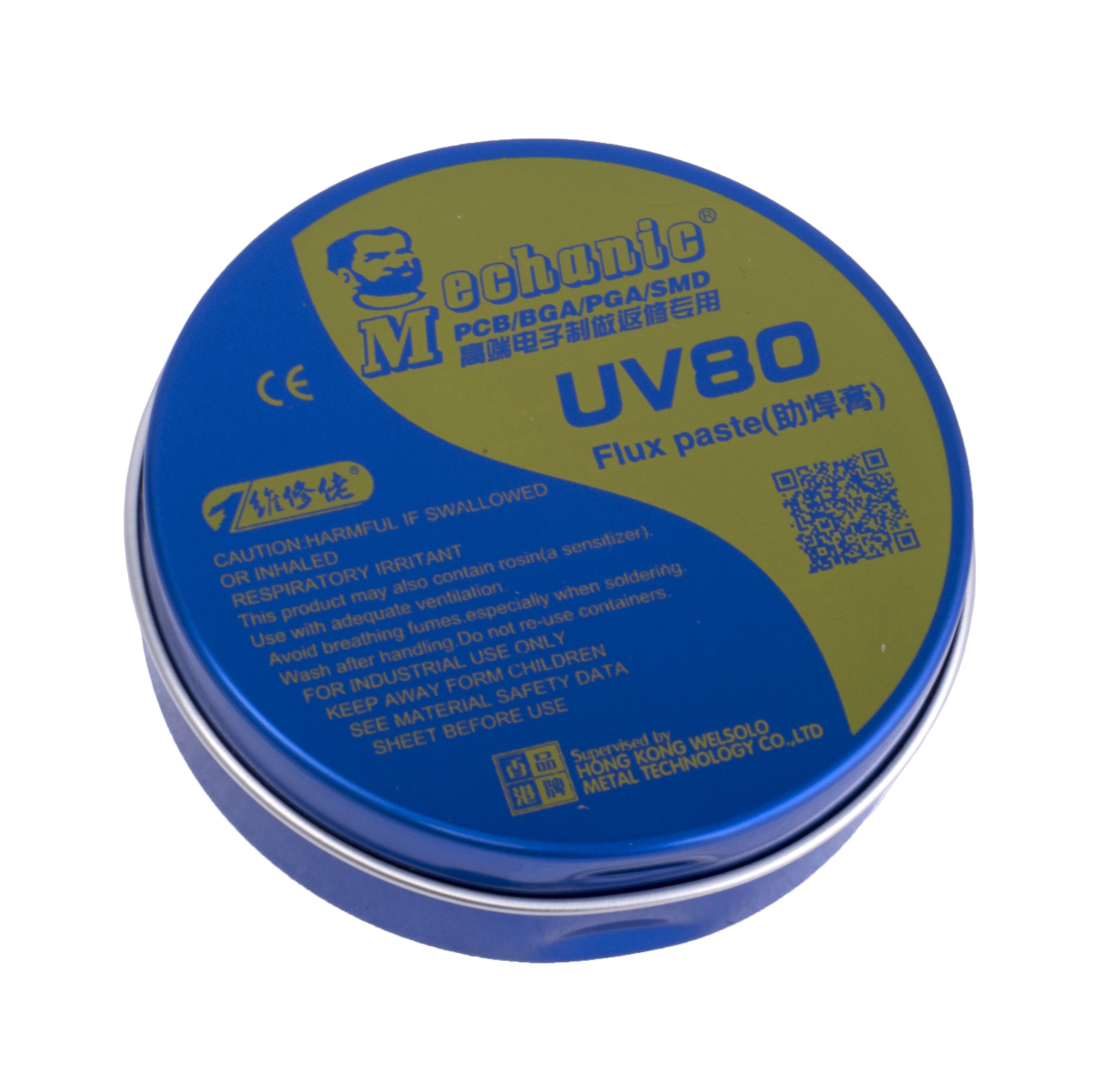 Флюс-паста UV80 [60г] (Mechanic) Halogen-free (MCN-UV80)