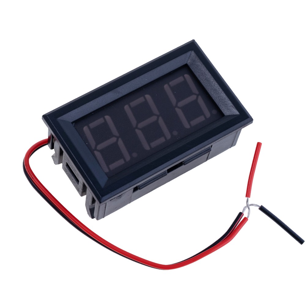 Вольтметр цифровий DC 5-120V 0.56" (зелений)