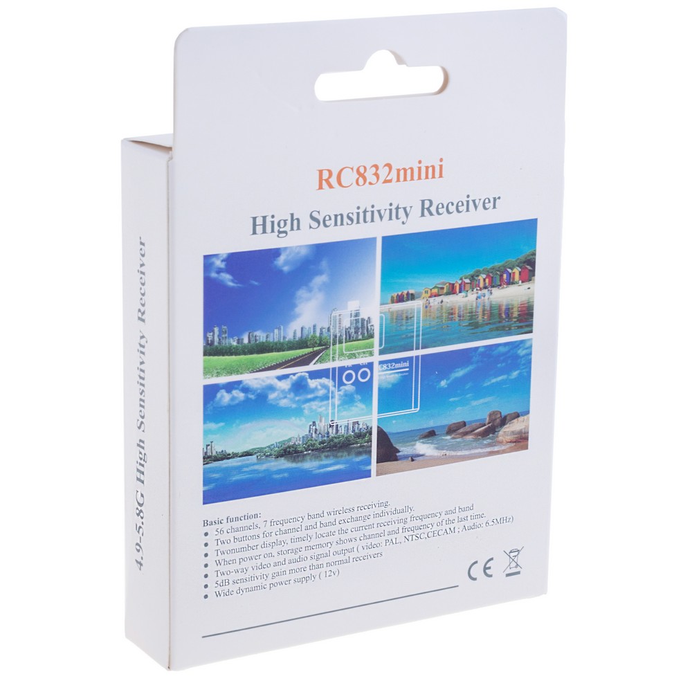 Відеоприймач RC832 міні 4.9-5.8G 56CH