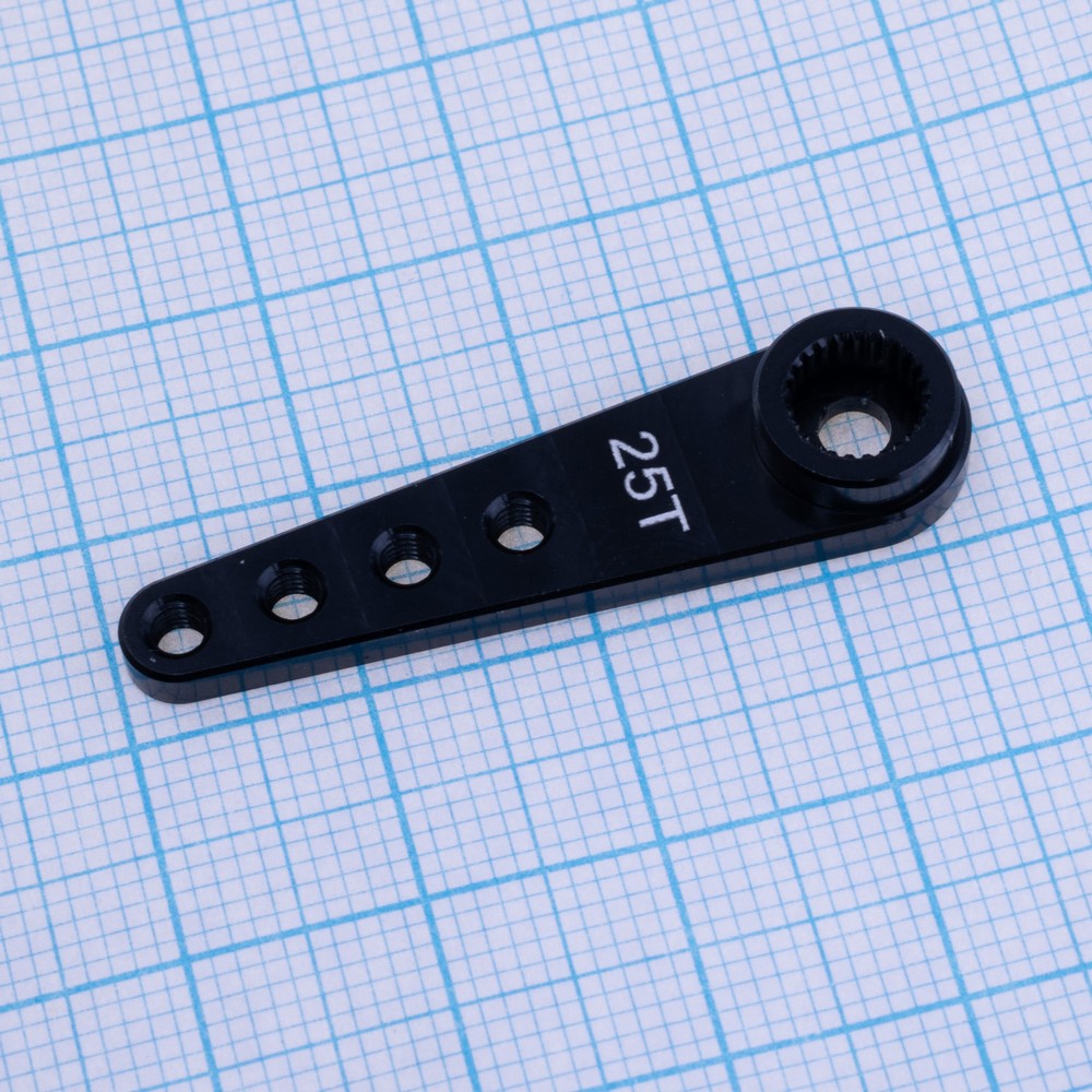 Важіль для серво 25T чорний