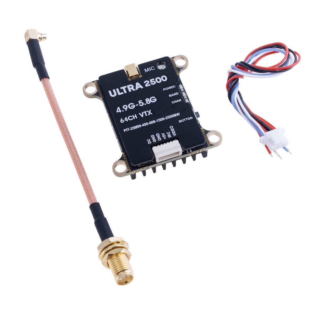 Відеопередавач VTX для FPV, ULTRA 2500 4.9G-5.8G 64CH VTX