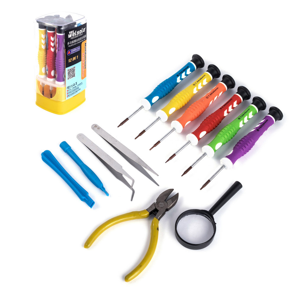 Набір викрутки 12в1 (WELSOLO 12 in 1 versatile screwdrivers set VVS-MR-5) Набір викрутки 12в1 (WELSOLO 12 in 1 versatile screwdrivers set VVS-MR-5)