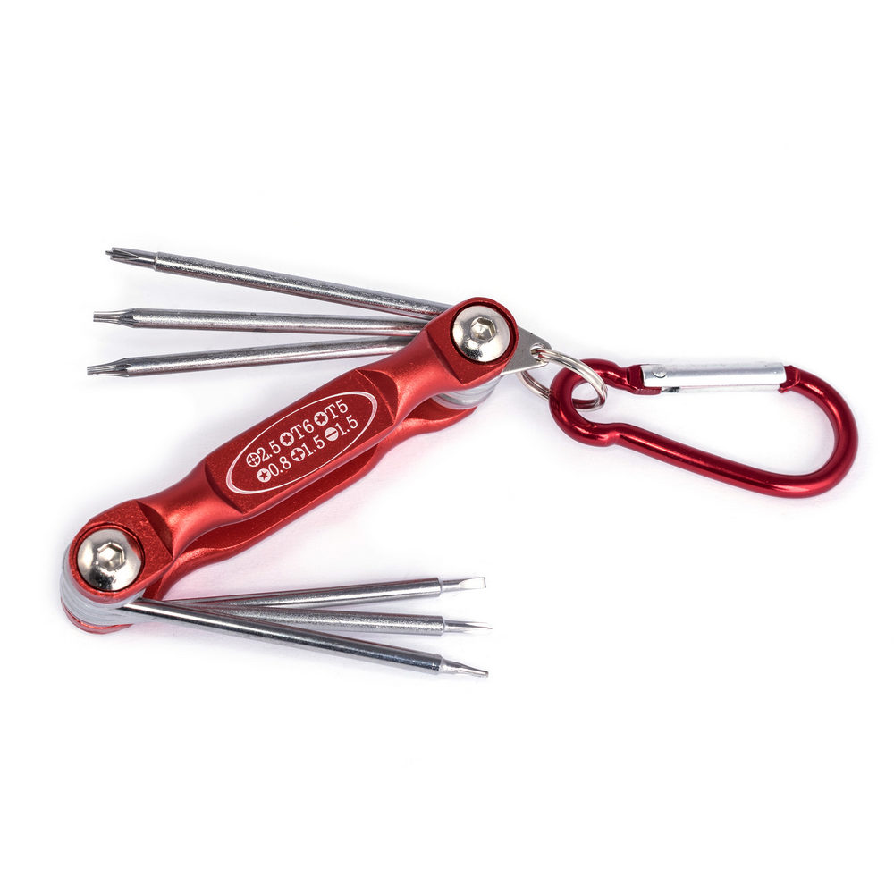 WELSOLO 6 in 1 versatile screwdrivers set [Key buckle]