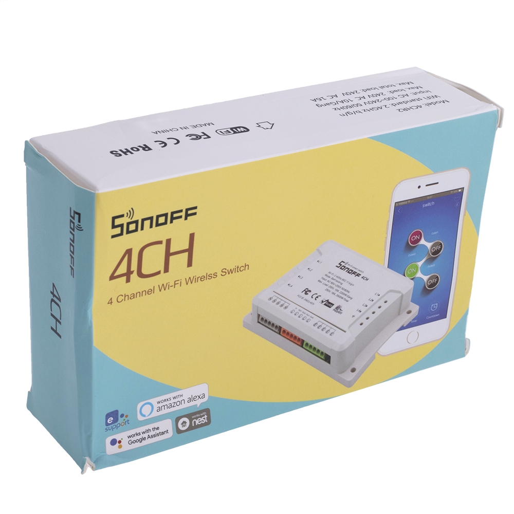 Wi-Fi вимикач 4CH R2 (Sonoff)