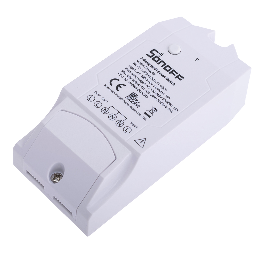 Wi-Fi вимикач DUAL R2 (Sonoff) Wi-Fi вимикач DUAL R2 (Sonoff)