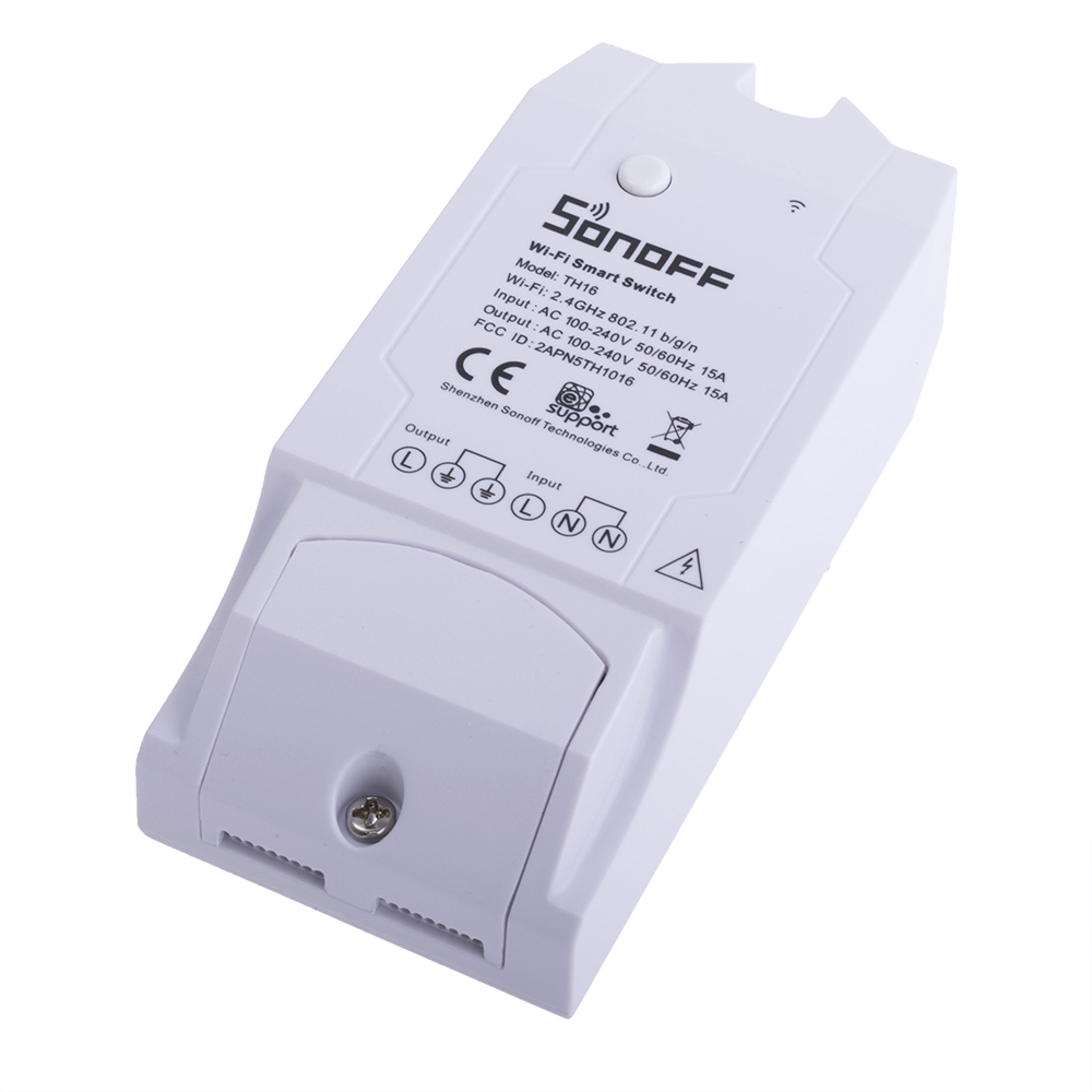 Wi-Fi вимикач TH16 (Sonoff) Wi-Fi вимикач TH16 (Sonoff)
