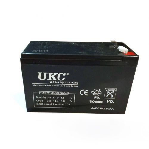 Акумулятор 12V 9Ah свинцево-кислотний AGM (12V 9,0Ah UKC Q10) Акумулятор 12V 9Ah свинцево-кислотний AGM (12V 9,0Ah UKC Q10)