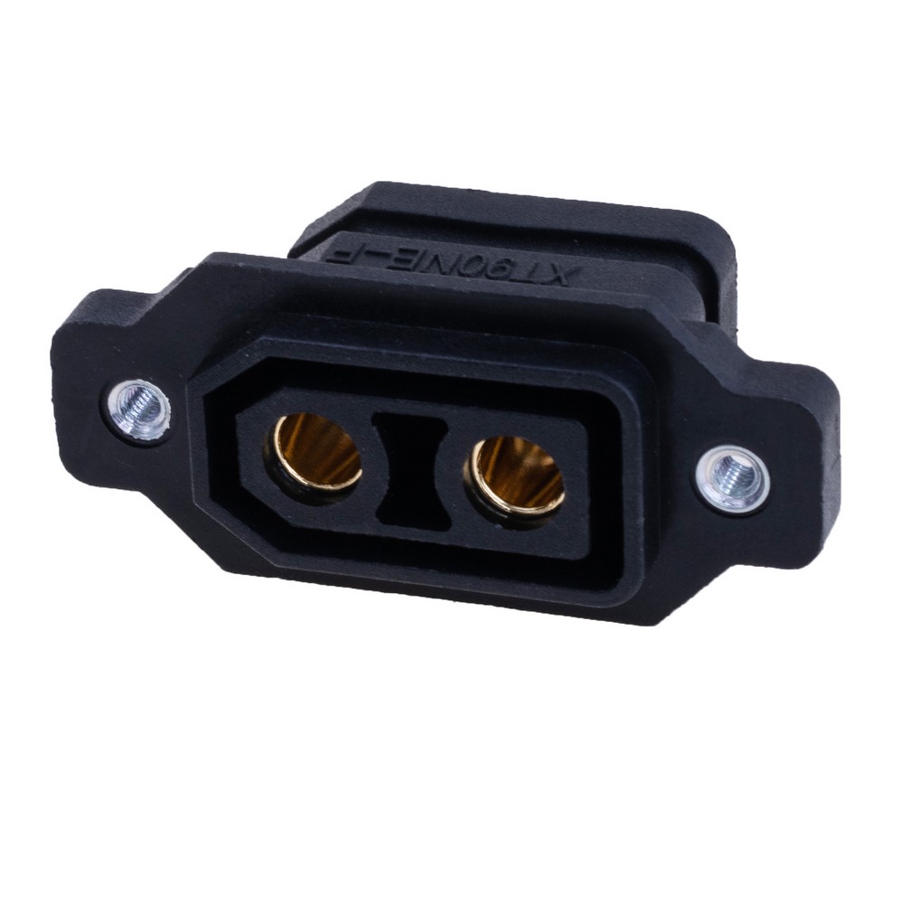 XT90NE-F.G.B чорний роз'єм з гайками (Amass)