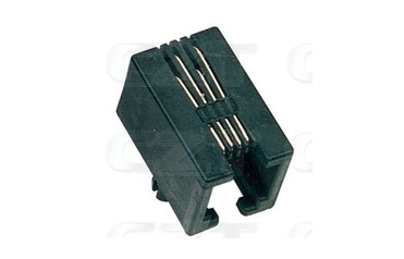 Розетка YH-53-01 5321 4P4C 3U Black