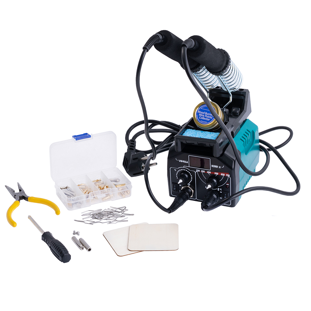 Випалювальна станція по дереву YIHUA 939D II KIT + насадки.