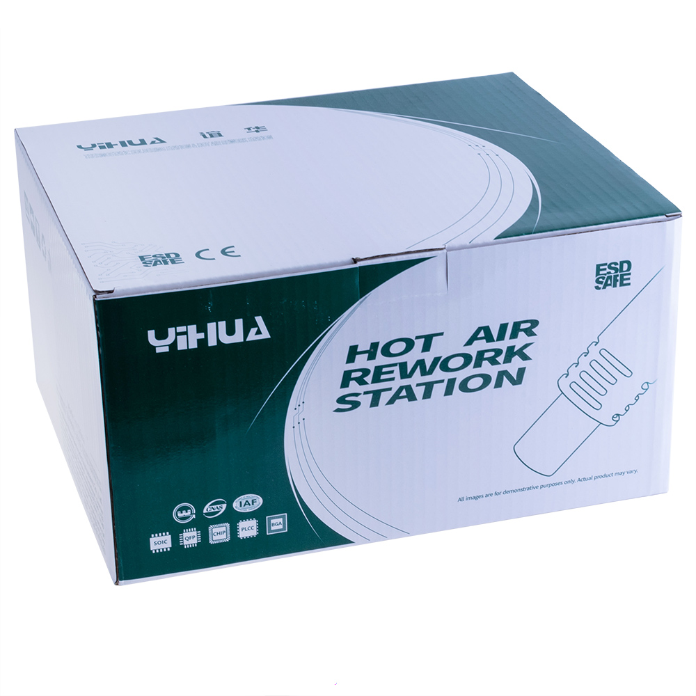 Паяльна станція YiHUA 852 diaphragm pump, зелена