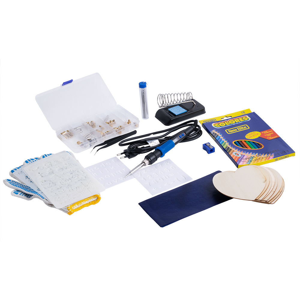 Пірограф YIHUA 928D I 60W TOOL SET A + 112 предметів. Пірограф YIHUA 928D I 60W TOOL SET A + 112 предметів.