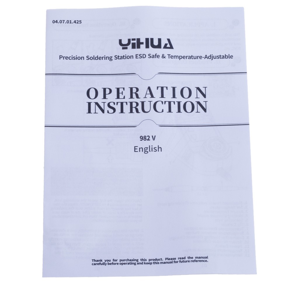 Паяльна станція YIHUA982-V-C245 Паяльна станція YIHUA982-V-C245
