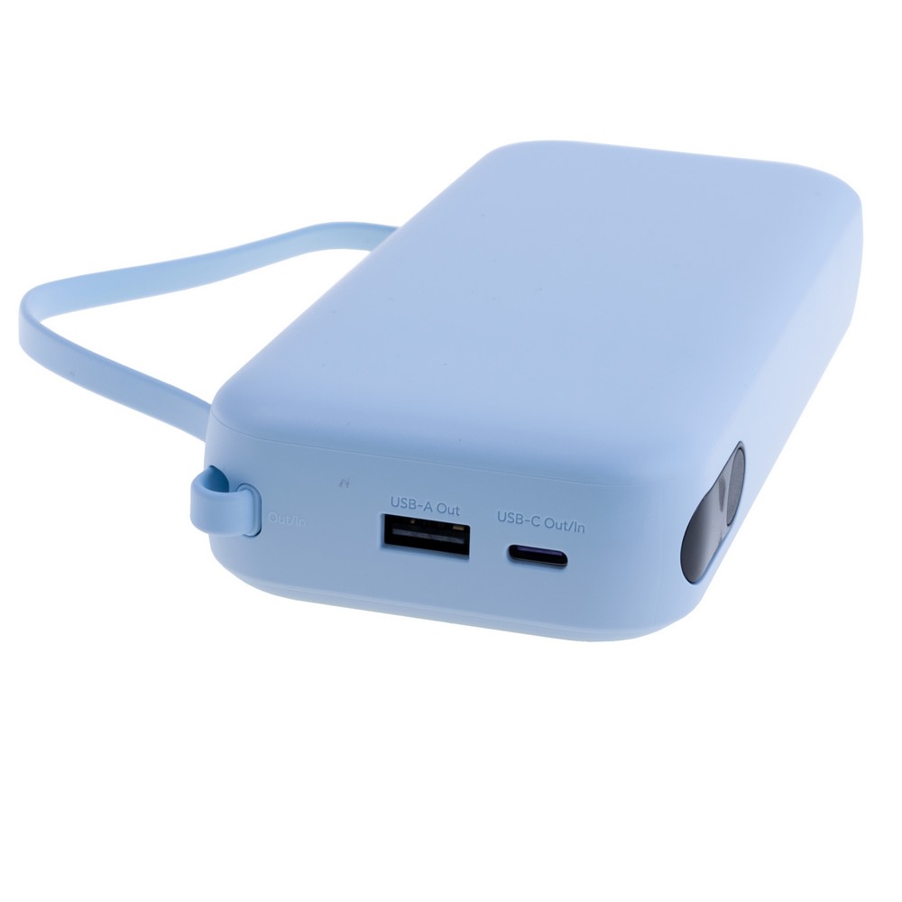 Power Bank Z1 20000mAh 74Wh, 12000mAh @ 5V/3A 55W max Blue, zime