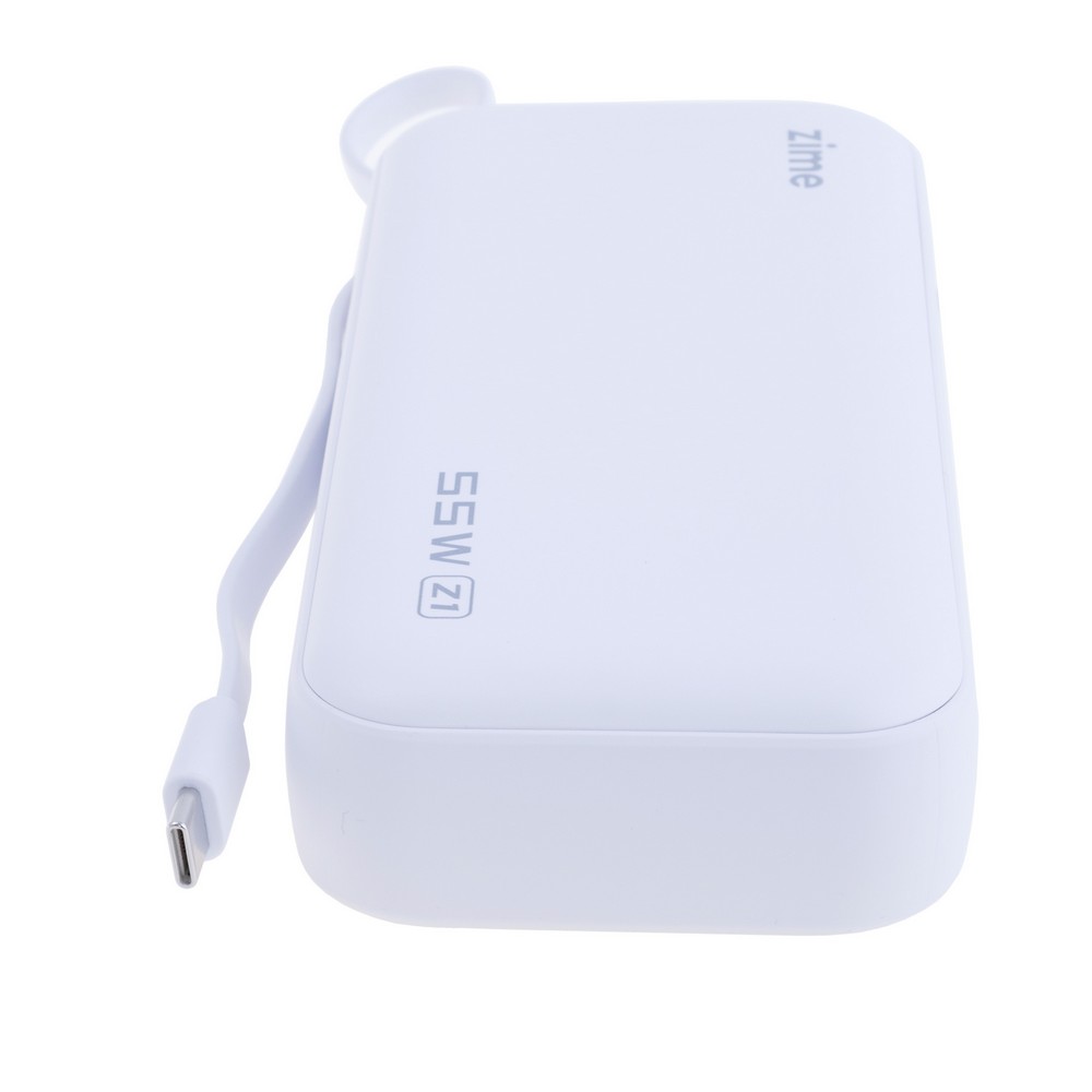 Power Bank Z1 20000mAh 74Wh, 12000mAh @ 5V/3A 55W max White, zime