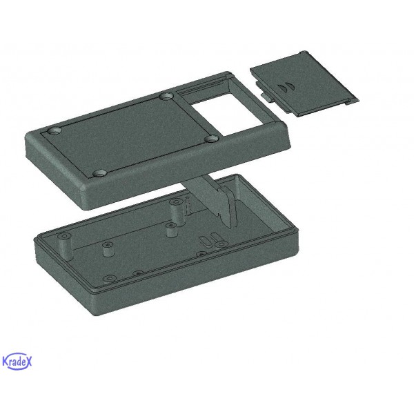 Z32 PS (Kradex) корпус, чорний, 27х65х110мм, комплект Z32 PS (Kradex) корпус, чорний, 27х65х110мм, комплект