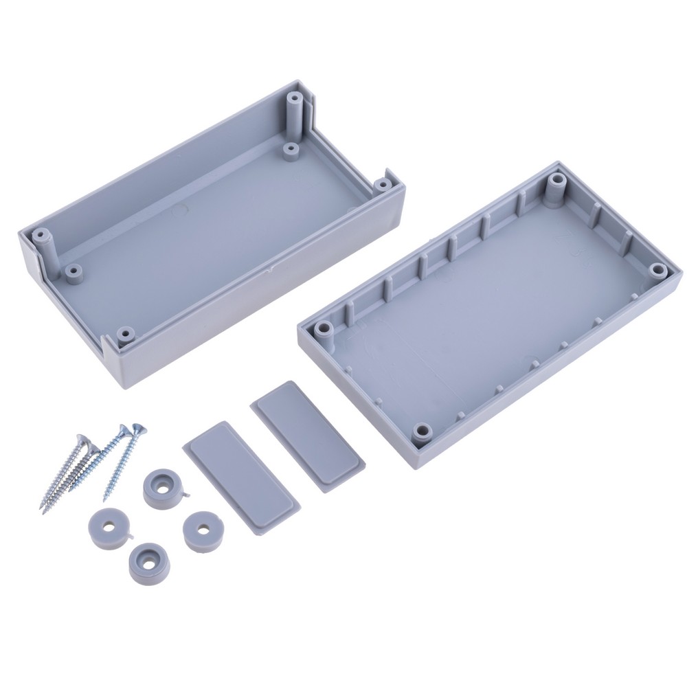 Z36J корпус сірий, 124,8х66,2х41,2мм, Kradex